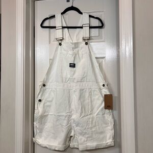 Vans White Short Overalls